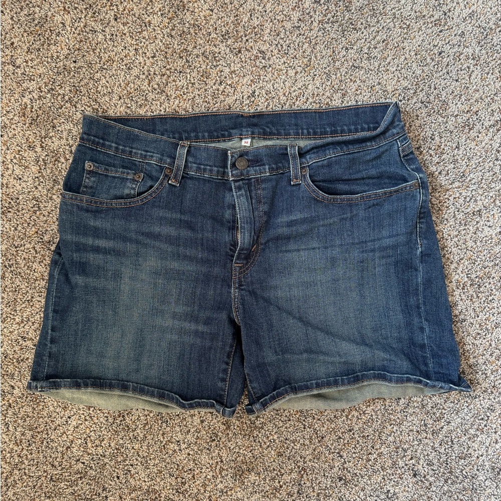 Levi's Classic Blue Denim Shorts
